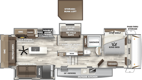 Plan de plancher